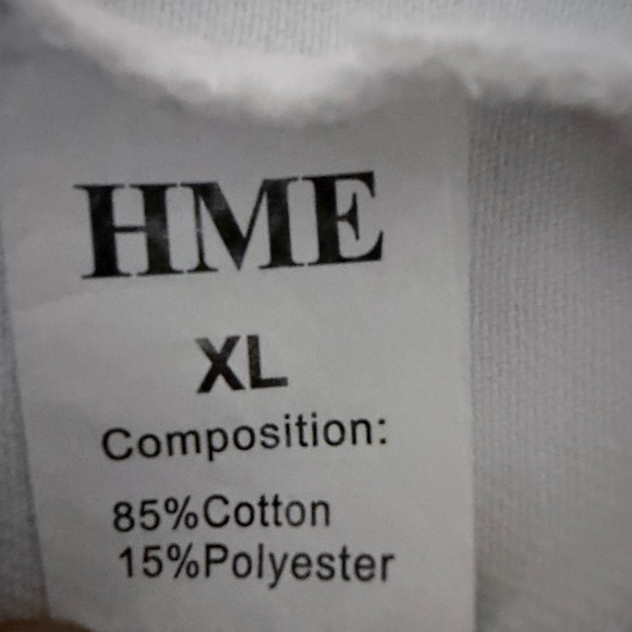 HME Womens Classic Denim Jacket White XL Button Front Trucker Style - Picture 7 of 8